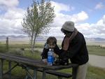 With Grammy, Cariza Plains